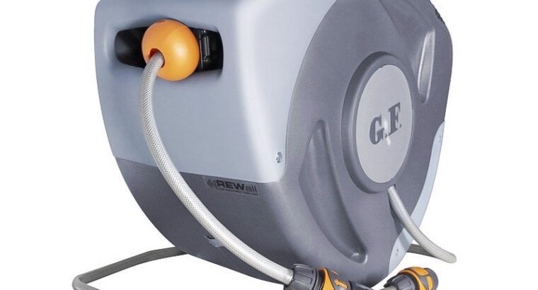 Cuộn ống tưới sân vườn thu dây tự động 30 mét GF30 – Ý