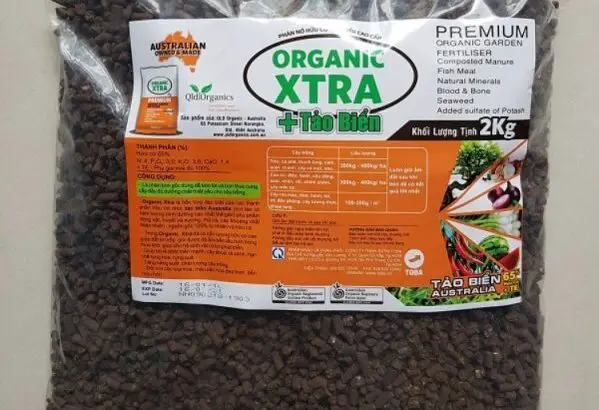 Phân bón hữu cơ Úc Organic Xtra Tảo Biển