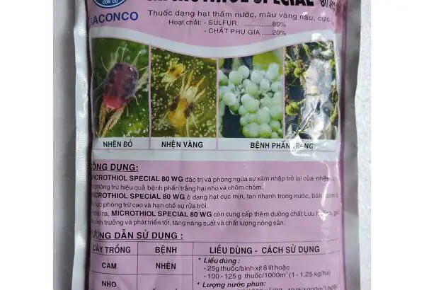 Thuốc trừ bệnh cây MICROTHIOL SPECIAL 80 WG 250gr